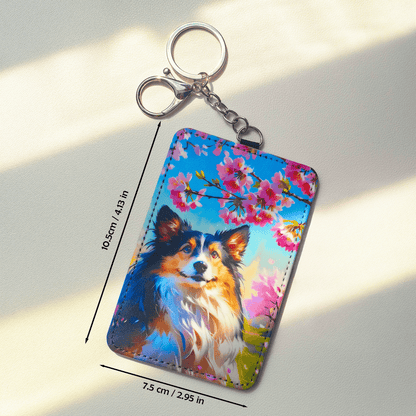 Pet luggage tag dimensions and size specifications with card slots